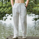 Gloy/Zenith) Pantalones casuales de lino Men a la algodón de algodón de algodón de algodón de algodón de algodón de algodón de algodón de algodón.