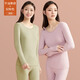 Jinlifen 2025 Vêtements d'automne et pantalon d'automne adapter un pull de coton pur féminin automne et chemise de base d'hiver Vêtements de fil et pantalon de filet