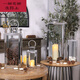 
Candlestick Candlelight Dinner European simple stainless steel light luxury candlestick ornaments golden silver windproof wind light romantic 6629 silver