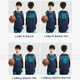 Fankebu children's basketball uniform four-piece set men's sports tights suit custom student autumn and winter training clothes girls four-piece set ADG-B31 sapphire blue XS size (130-140CM 55-70Jin Jin equals 0.5 kg)