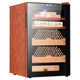 Bacchus cigar cabinet with humidity control, constant temperature and humidity control humidifier box, mini small household solid wood cedar wood embedded mellow culture naked culture red wine cigars energy-saving air-cooled frost-free high-end texture 300-400 pieces (2 naked culture + 2 box culture) 70L