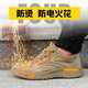 Nuevo soldador Anti-escaladera, anti-sambiente, anti-ejercicio, transpirable, casual, liviano, resistente al desgaste, zapatos de seguridad ultra ligeros, zapatos protectoras para el trabajo de parto, dedo del pie de la bolsa de acero 880 gris claro 250 mm 40 40