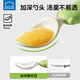 Lock Lock Silicone Plate Suction Cut-type Supplementary Food Plate + Baby Independent Eating Spoon Eating Training Spoon