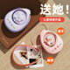 My Whale Meow Cute Pet Hand Warmer Multifunctional Hanging Neck Hand Warmer Power Bank Two-in-one Portable Neck Warmer Hand Warmer Mobile Power Supply Orange Pink