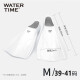 WATERTIME/Shuichuan flippers for adult swimming and snorkeling children's training breaststroke duck feet freestyle silicone duck flippers M