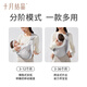 十月结晶婴儿背带新生宝宝外出前抱式婴幼儿横抱抱娃神器解放双手 山岚绿