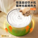 Hanchang Konstante Temperatur Katzenwasserspender Fließheizungskeramik Automatischer Kreislauf Joghurt-Maschinenhund-Wasser-Trinker Wasserschale Haustier [Konstante Temperaturheizung] Bondi Blue 1L (Sicherheit und Antibroyenbrennen)