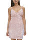 GUESS Women's Velvet Bilateral Sequin Mini Dress Blush Multi 8
