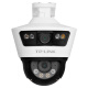 Pulian (TP-LINK) surveillance camera home high-definition wireless outdoor waterproof ball machine mobile APP remote housekeeping full-color infrared night vision 360-degree panoramic rotating pan-tilt version monitor [dual lens | dual screen] 6 million standard version 32GB memory card [ Free upgrade to 64GB card]