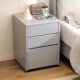 Kao Nordic solid wood chest cabinet simple household small bedroom storage storage cabinet 678# black walnut color