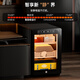 Kelong 36C cigar cabinet, constant temperature and humidity, mellow aroma, natural cedar wood shelf, compressor, precision refrigeration, anti-fog tempered glass door, air-cooled partitioned storage, household cigar cabinet, 33C elegant black box, nude maintenance + compressor refrigeration + cedar wood cigar basket