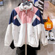 Adidas Herrenjacke 2025 Frühlings- und Herbst Sportbekleidung mit Kapuze -Plüsch -Jacke warm Casual Top He9893 Inner Plüsch m