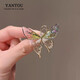 QUAMER Super Fairy Butterfly Brooch High-end ins Female Korean Personalized Suit Pin Versatile Accessories Butterfly