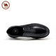 Camel Business Leather Shoes Casual Cowhide Formal British Men's Shoes Comfortable Derby Shoes P14A005609 Black 41