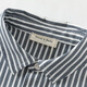 DAVE&BELLA medium and large children's clothes, college style children's shirts, little boys striped shirts, spring new children's clothing, boys' bottoming shirts, navy stripes, in stock 110 cm (recommended height 100-110cm)