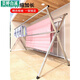 Clothes drying rack outdoor folding clothes drying rack floor-standing indoor home balcony bedroom stainless steel outdoor cool telescopic rod type quilt drying artifact flagship extra thick model 2.4 meters stainless steel reinforcement more durable large