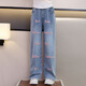 Youyyou 1 point Girls Internet Celebrity printemps and umnom style street costume de nouveau sweat de printemps pour enfants Big Children's Sweatshirt Jeans à la mode 4882 blanc 13042 Bleu [Style de printemps et automne] 140cm (recommandé 55-65 Jin [Jin équivaut à 0,5 kg])))