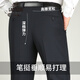 Classic car trousers for men in autumn and winter, thick middle-aged and free ironing loose high waist straight wool suit pants for middle-aged and elderly dad men's clothing 9908 rich gray 34 (2 feet 7)