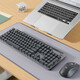 Logitech K865 Teclado mecánico Teclado inalámbrico de 104 teclas de tamaño completo Oficina de negocios multidevice Long Long Standby Gaming Eports Eports (K845 Modelo actualizado) K865+ M650+ Almohadilla de mesa grande [Conjunto negro]