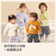 Balabala children's clothing baby sweater baby winter base shirt children's sweater pullover sweater boy and girl lemon yellow 30305 100cm