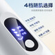 AUX blackhead suction instrument, special small bubbles for beauty salons, household large suction electric cleaner, pore cleaning and hydration, facial blackhead cleaning, acne removal tool, beauty instrument, fully equipped with hot compress model, gentle water suction + four-speed mode + deep cleaning AUX X20 small bubbles (A white)