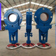Xinwan slurry gate valve ZT9928 manual knife flange gate valve DN65 80 100 125 150 200 300 DN100 slurry valve