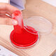 Deli Round Quick Trockendruckplattform Atomic Mimeograph Rot Druckplattform 9863 Red Financial Ink Plattform 9863 Blau