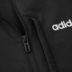 Adidas jacket men's spring and autumn new stand collar business casual versatile jacket windproof jacket outdoor fitness sportswear top black JE1342 S