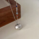 Yinruitai S925 sterling silver cloud foo bean necklace for women niche design retro new Chinese style clavicle chain necklace xl1342 925 silver
