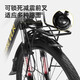 Forever Generación de energía interna de 24 velocidades con ligero Tour de larga distancia en bicicleta de montaña Bicicleta Aleación de aluminio 700C Bike Bike Bicycle de 24 velocidades 700C Aluminio Generación de energía de generación de energía Disc-Oro negro
