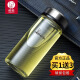 希诺单层玻璃杯便携大容量加厚男女士办公泡茶水杯子XN-90069007 xn-6190本色280ml带滤网 赠杯套