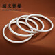Shunqing Silver House Ancient Methode Silber Armband Matte 9999 Fuß Silber Männer und Frauen Erben Armband Schmuck geschlossene einfache Bands für die Freundin Alte Methode Silber Armband 40G-56mm Matching Zertifikat