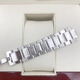 Longines berühmte Handwerker Originalstahlgürtel Mond Phase acht Nadel Original L2.628 793 755 673 909 Uhrenkettenzubehör Silber [Original] 18mm