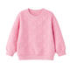 Fragen Sie Junior Girls Sweatshirt 2025 Herbst Middle und Big Children Mode Liebesbrief Print Sweatshirt Pink 170