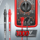 
Rennan high-precision multifunction multimeter DT9205 electrician digital meter AC DC current voltage on and off beep DT9205A-12 red standard configuration