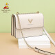 Scarecrow bag women's leather shoulder bag light luxury high-end crossbody bag small square bag 2024 birthday gift