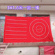 Balloon gun background cloth target hanging cloth park night market temple fair street stall game project 2188 toys 0.8m*0.8m horizontal row