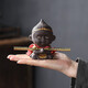 Yuxuan Purple Clay Tea Pet Handmade Monkey King Monkey King Personalized Creativity Can Raise Tea Art Tea Play Car Ornament Monkey King Youran--With Golden Hoop