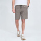 Dance with the wolf [quick dry four-sided elastic] Commuting casual elastic and versatile breathable men's shorts 701 khaki 54/XL