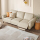 
Gujia Home KUKA smart home Italian minimalist electric function sofa living room front layer yellow cowhide zero wall seat 6175B [Morning mist green] triple double electric