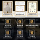 
Kezhi French Chinese style retro art niche high-end living room wall decoration painting medieval sofa background wall hanging painting T7030 30*30cm [single] texture film + aluminum alloy black frame (gold note)