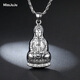 Miss JuJu pt950 platinum Guanyin pendant for men, platinum large tag, Guanyin Bodhisattva pendant for women, necklace not included, pendant height 31mm, width 16mm, weight 5.3-5.5g