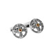 TATEOSSIAN [Limited] Cross garnet cuff links silver jewelry French cuff nail light luxury jewelry for men holiday gifts Cross cuff links (limited 100 pairs)