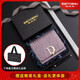 Banyanu (banyanu) 2025 new D button genuine leather women's wallet women's short cowhide 3-fold hand wallet coin wallet bright gold-proof brush
