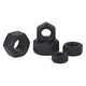 Jinggong grade 12 high strength hexagonal nut black hexagonal nut GB6170 M12 (20 pieces) grade 12