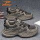 Sneakers Deerway Chaussures masculines 2025 Chaussures d'été Chaussures décontractées pour hommes épaisses semelles respirantes chaussures papa marron 42