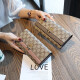 Ji Shizhe (Gievszhe) Kupplungsbeutel Frauen Brieftasche Lange neue Top -Layer -Coupon -Gutschein -Brieftasche 520 Valentinstag Geburtstagsgeschenk [Modepulver] Spot am selben Tag exquisite Geschenkbox