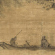 
Ming Zhang Guan Liu Boat Picture Ancient Landscape Scroll Famous Paintings Replica Antique Painting Chinese Style Hanging Paintings Yuan Wuzhen Zhuquan Small Boat 12051 30X52 cm (spraying painting heart size) Mounted milky white scroll (Xuanxiu