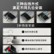 德力西（DELIXI）轨道插座 升级新款无界 壁挂式导轨插座50厘米轨道+3个五孔玄铁灰