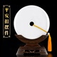 Jixiangyuan Natural Jade Safety Schnuckle Ornamente Neue Zuhause Züge zum Haus, berühmtes Wohnzimmer BO Ancient Rack Jade Platte Neue chinesische Rotweinregal Eingangsdekoration Ornamente Eröffnung und Umzug Firma Business Gift Customization Boutique Weiße Jade 20cm + Tripod + Zertifikat